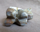 Native Zuni Picasso Marble Adorable Donkey Burro Fetish by Daryl Shack - C4105
