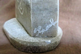 Native Navajo Alabaster Spirit Woman & Coyote Sculpture by S Enoah  M0251