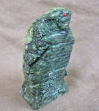 Zuni Museum Quality Serpentine Iguana on Rock Fetish by Carver Colin Weeka C2773