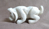 Early 2007 Zuni Fishrock Serpentine Bobcat Fetish by Brian Yatsattie  C4261