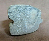 Zuni Cuddly Serpentine Sitting Bear Fetish by new carver Jacob Yuselew C3598