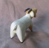 Native Zuni Zuni Rock Mountain Goat fetish Carving by Enrike Leekya C4178