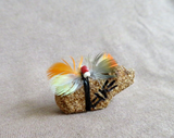 Isleta Zuni-like Sandstone Mini Bear Fetish Carving by Richard Abeita C4346