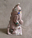 Zuni Museum Quality Dolomite RARE Long Hair Kachina by Derrick Kaamasee C2920