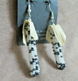Native Navajo Beaded Corn Offering Dangle Hook Earrings by Shauni Gray JE551