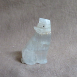 Native Zuni Powerful Fluorite Coyote Fetish Carving by Todd Westika  C4533