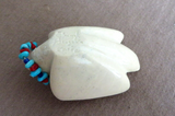 Native Zuni Fishrock Offering Peace Dove Fetish by Cheryl Beyuka C4445