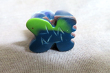 Zuni Surfite surfboard resin Mini Frog Fetish by Rosella & Loubert Soseeah C4071