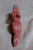 Native Zuni Sacred Pipestone Coyote Fetish Carving by Jesus Espino  - C3117