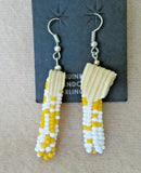 Native Navajo Beaded Corn Offering Dangle Hook Earrings by Shauni Gray JE607