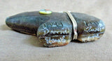 Native Zuni Jasper Bear w/ Sunface & Bundle Fetish by Darrin Boone  C3306