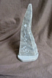 Native Navajo Alabaster Spirit Woman & Coyote Sculpture by S Enoah  M0251