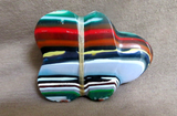 Native Zuni Large Surfite  Frog Fetish by Leland Boone & Daphne Quam C4100