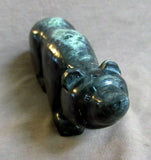 Native Zuni Soothing Green Soap Stone XL Bear Fetish by Brian Yatsattie  C3288