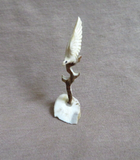 Amazing Native Zuni Antler Mini Hummingbird Fetish Carving by Ruben Najera C4348