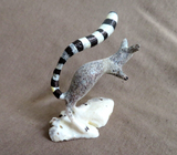 Native Zuni Antler Adorable Lemur Fetish Carving by Ruben Najera C4462