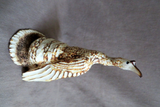 Native  Zuni Antler Huge Turkey Fetish Carving by Ruben Najera C4260
