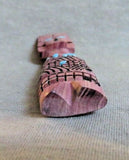 Native Zuni Wood Tableta Maiden Carving Fetish  By Carl Etsate C3615