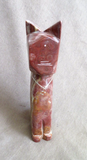 Native Zuni Extra Large Banded Onyx Cat Carving Fetish by Kenny Chavez - C4454