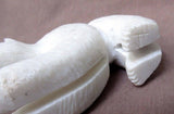 Zuni LARGE White Marble Bear Fetish by Fenton Luna - C0486