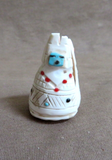 Native Zuni Shell Tableta Maiden Carving Fetish  By Carl Etsate C4209