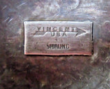 Native Navajo Hand Stamped Sterling Large Pendant by Vincent Platero JP0128
