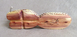 Zuni Cedar Wood Extra Large Beaver Fetish carving by Angel Yatsayte C4446