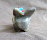 Native Zuni Picasso Marble Adorable Donkey Burro Fetish by Daryl Shack - C4105