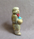 Native Zuni Zuni Rock Hopi Woman fetish Carving by Freddie Leekya C4293