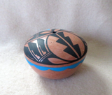 Native American Jemez Pottery Seed Pot  by Michelle Mora P0266