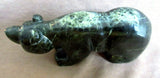 Native Zuni Soothing Green Soap Stone XL Bear Fetish by Brian Yatsattie  C3288