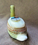 Native Zuni Multi-stone Duck w/ Sunface Fetish by Darrin Boone  C2939