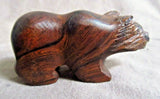 Native Zuni Like Ironwood Bear Carving /Fetish Yaqui native artist M2975
