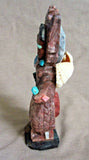 Native Zuni AMAZING Rhodonite & Multi-stone Tableta Kachina by Jon Quam - C3067