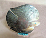 Native Zuni Museum Quality XL Mother of Pearl Shell Eagle by Mike LaWeka C3138