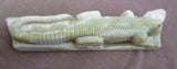 Zuni Serpentine LARGE Lizard Fetish by Fenton Luna - C0116
