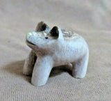 Native American Zuni Antler Adorable Mini Pig Fetish by Ruben Najera C3590