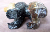 Zuni Amazing Picasso Marble Bear by Carver Herbert Him Jr. C0596