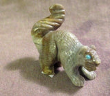 Zuni Adorable Picasso Marble Mini Rare Squirrel Fetish by Lance Cheama - C0710