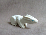 Native Zuni Fishrock Rabbit Carving Fetish by Jesus Espino  - C4515