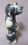 Zuni Amazing Egyptian Marble Standing Bear by Carver Herbert Him Jr. C0322