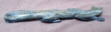 Zuni Museum Quality Very Large Serpentine Lizard Fetish by Lance Cheama C0393