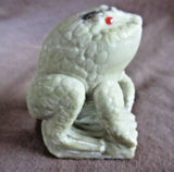 Zuni Amazing Rare Serpentine Frog by Master Carver Derrick Kaamasee C2788