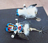 Native Navajo Buffalo Kachina Hand Carved Earrings by Angeline Largo JE0355