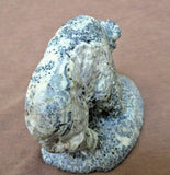 Native Zuni Museum Quality Serpentine Buffalo Fetish by Herbert Him Sr.C2828