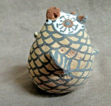 Native American Zuni hand made Owl Pottery by Erma Kalestewa Homer  P0251