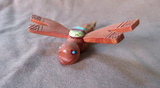 Native Zuni Cedar Wood carved Dragonfly Fetish by Brandon Phillips - C4183