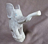 Native Zuni Museum Quality Large Antler Elephant Fetish by Maxx Laate  - C1499