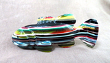 Native Zuni Rainbow Surfite Large Fish Fetish Carving by Brian Yatsattie  C4059