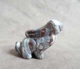Native Zuni Jasper Miniature Rabbit Fetish carving by Brian Yunie - C4646
